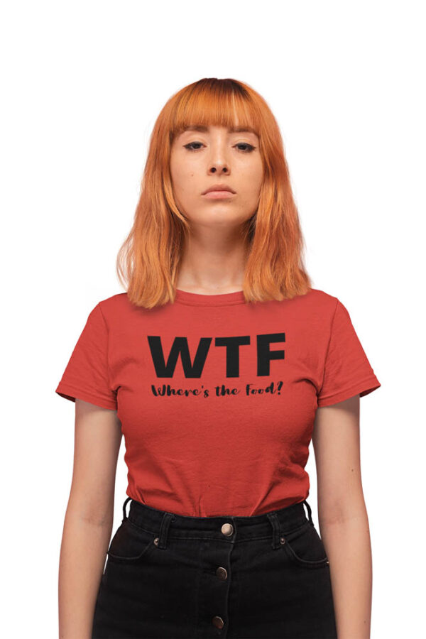 WTF Foodie T-Shirt for Women - DK