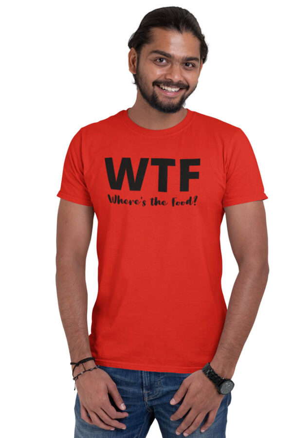 WTF Where is The Food T-Shirt for Men - LT - Image 6