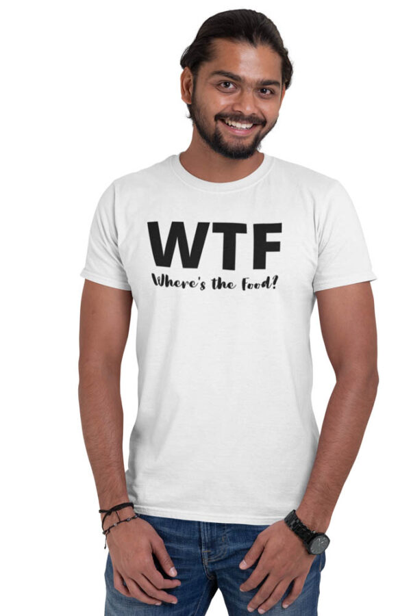 WTF Where is The Food T-Shirt for Men - LT - Image 3