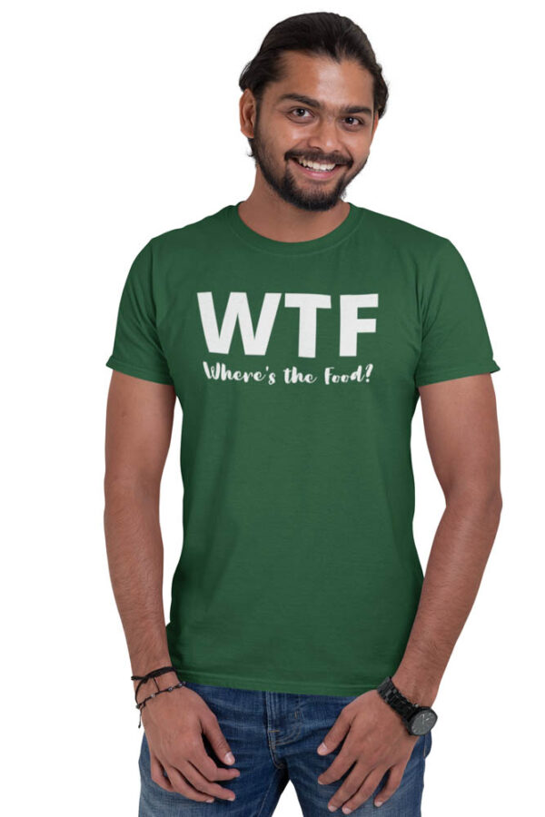 WTF Where is The Food? T-Shirt for Men LT - Image 2