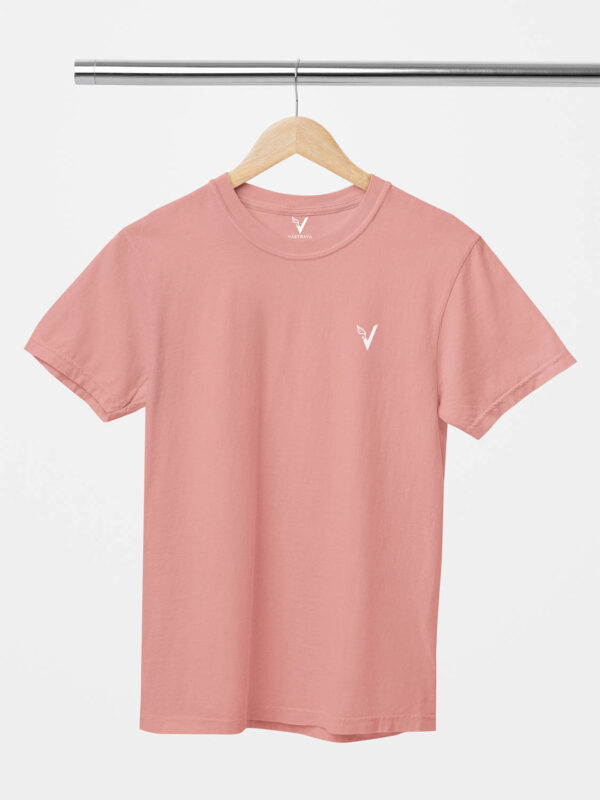 Flamingo Classic Plain Round Neck T-Shirt for Men