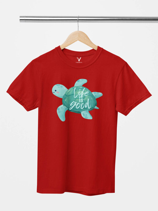 Life is Good Turtle Unisex T-Shirt - Image 4