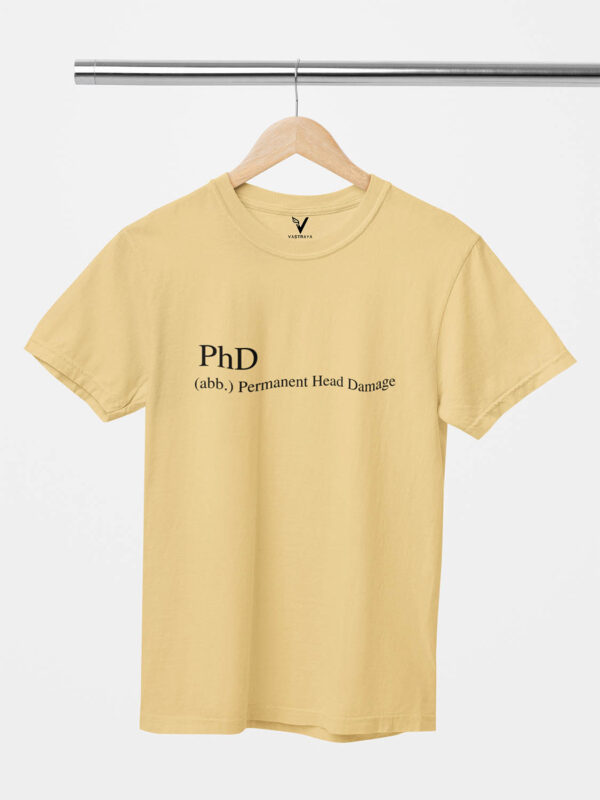 PhD Permanent Head Damage Unisex T-Shirt - Image 2