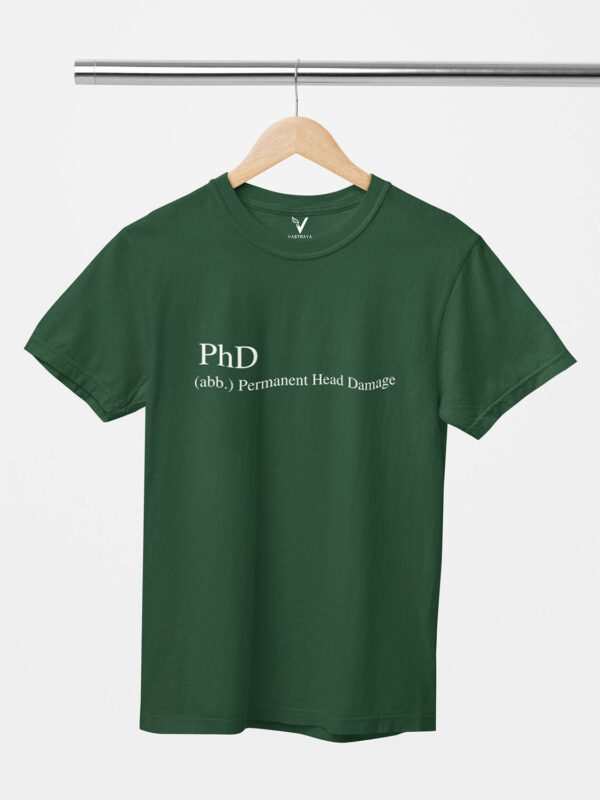 PhD Permanent Head Damage Unisex T-Shirt - Image 4