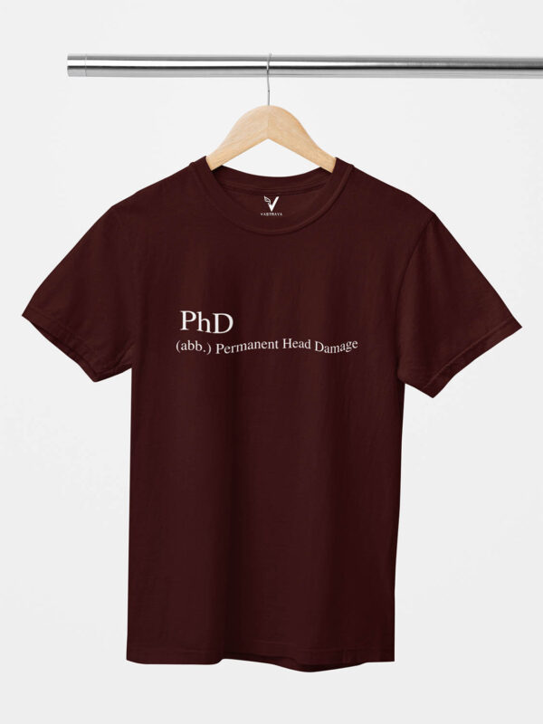 PhD Permanent Head Damage Unisex T-Shirt - Image 8