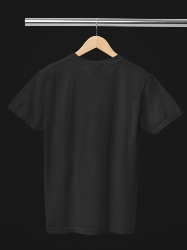 Black Supima Premium Classic Unisex Cotton T-Shirt - Image 2