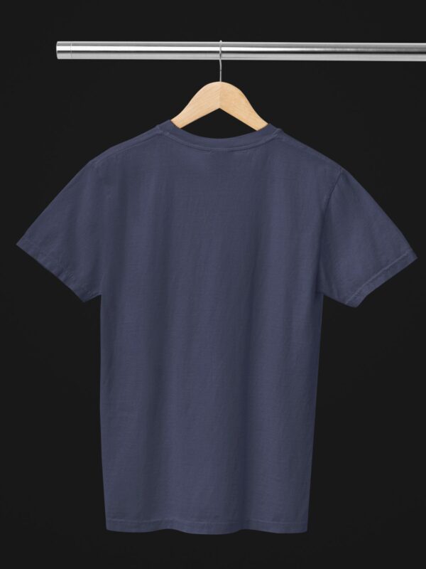 Navy Blue Supima Premium Classic Unisex Cotton T-Shirt - Image 2