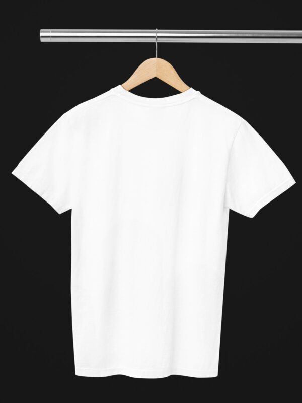 White Supima Premium Classic Unisex Cotton T-Shirt - Image 2