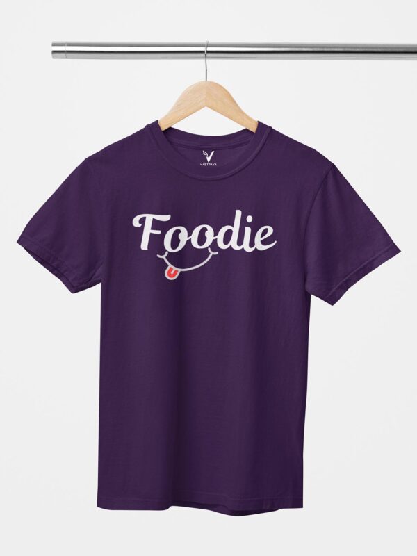 Foodie Lick Design Printed Unisex T-Shirt - Image 2