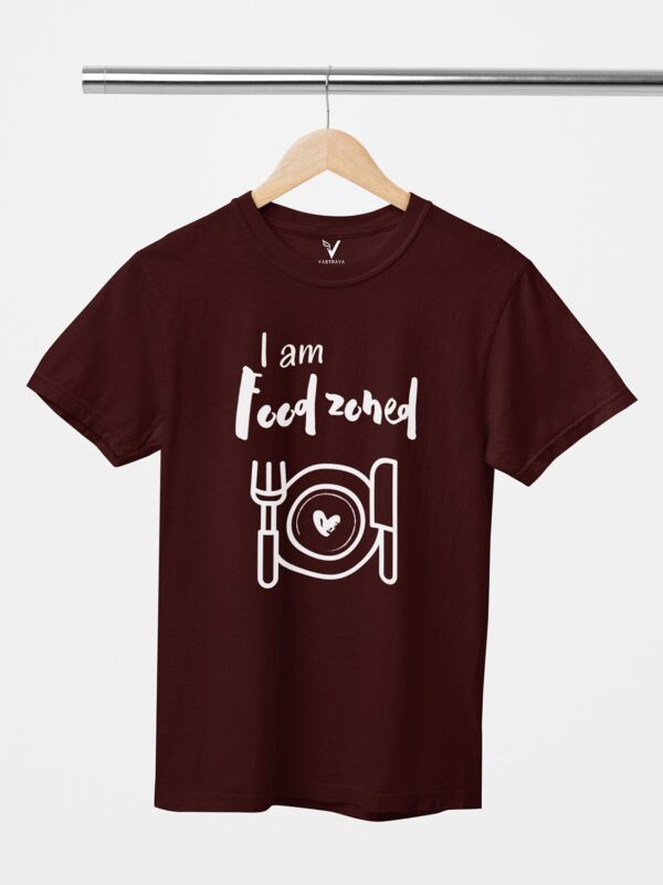 I'm Food Zoned Design Printed Unisex T-Shirt - Image 2