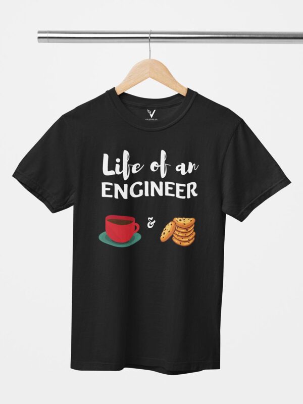 Life of an Engineer Design Printed Unisex T-Shirt