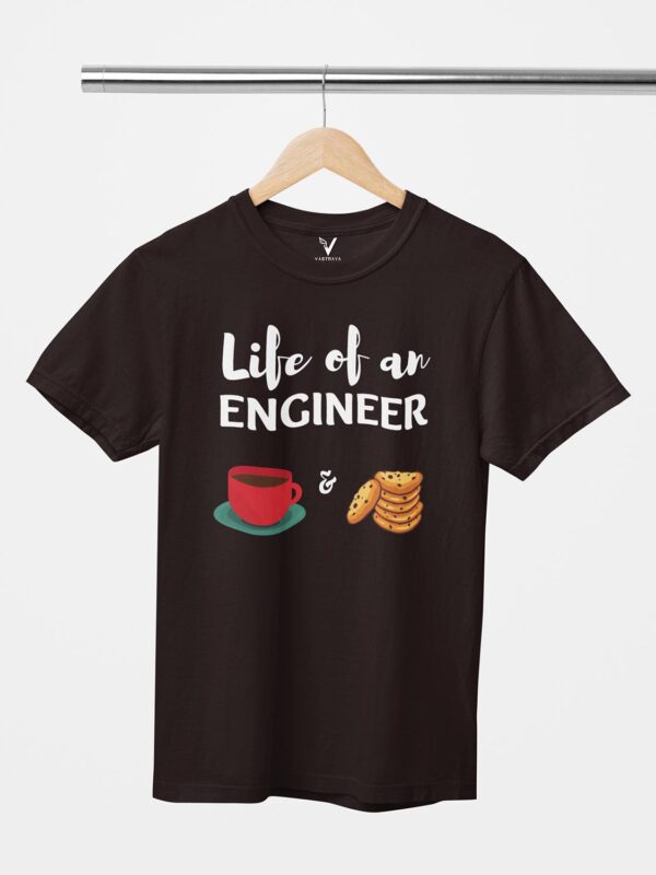 Life of an Engineer Design Printed Unisex T-Shirt - Image 3