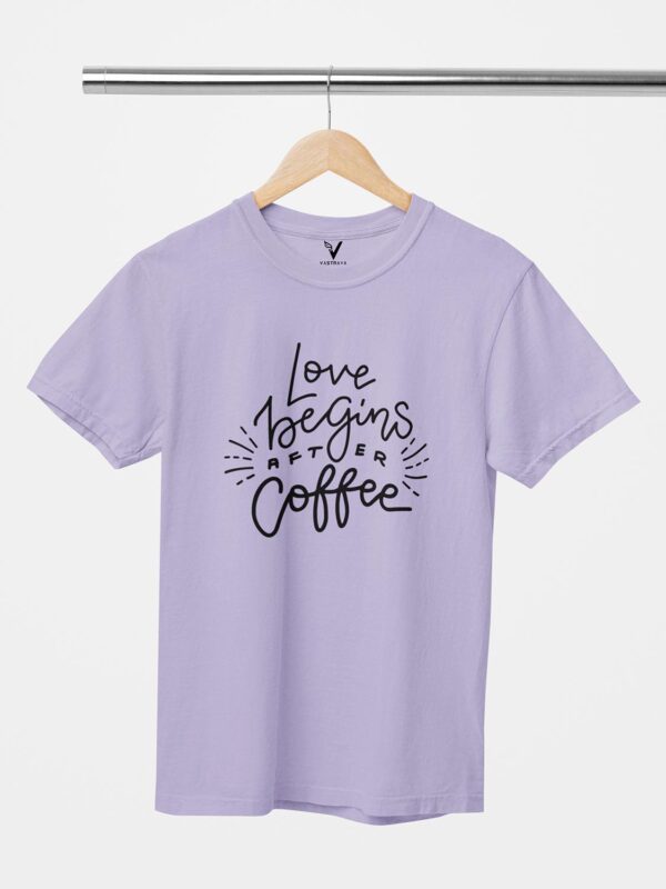 Love Beings after Coffee Design Printed Unisex T-Shirt - Image 8