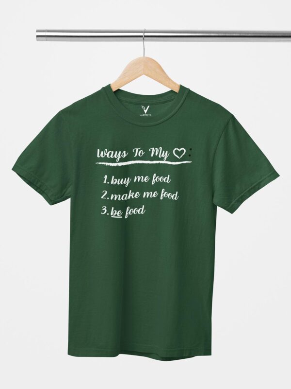 Ways To My Heart Design Printed Unisex T-Shirt - Image 3