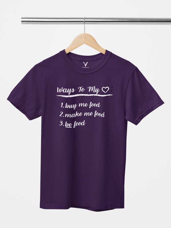 Ways To My Heart Design Printed Unisex T-Shirt - Image 5